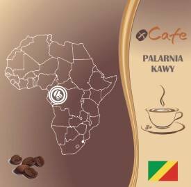 Kawa świeżo palona Arabica 500g • Kongo Kivu Bord Lake • Mielona