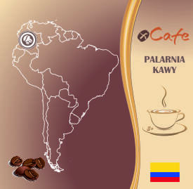 Kawa świeżo palona Arabica 1kg • Columbia Supremo Huila • Mielona