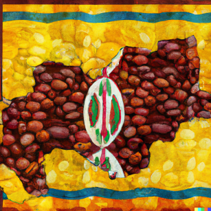 Kawa świeżo palona Arabica 1kg • Uganda Bugisu AA • Mielona